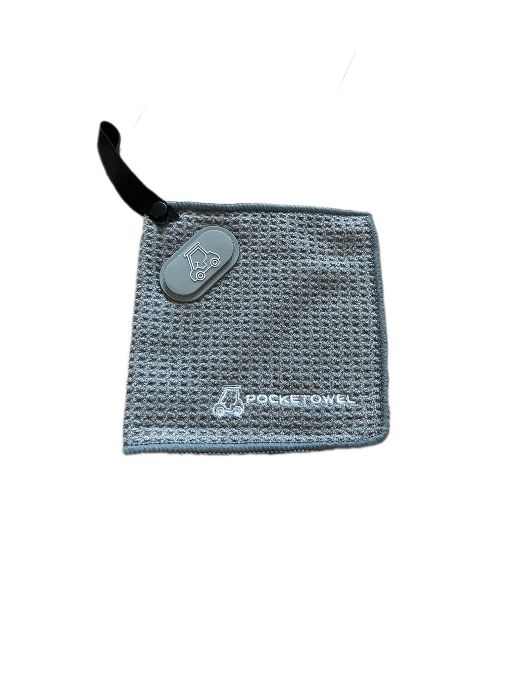 Pocketowel Magnetic Golf Towels, Small (Grey) | Iron Head Cover