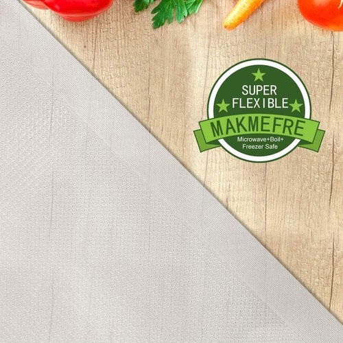 MakMeFre Vacuum Sealer Bags Rolls - 8 Pack (4 Rolls 8"x20' & 4 Rolls 11"x20') | BPA Free, Puncture Resistant, Ideal for Sous Vide Cooking