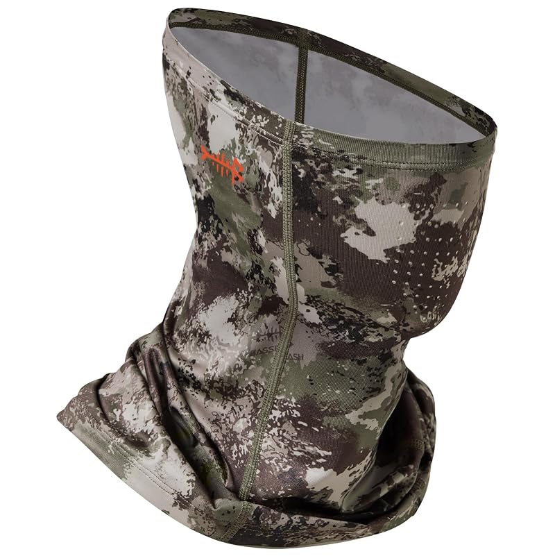 Grunge Camo UPF 50+ Neck Gaiter, Breathable Quick-Dry Face Mask for Men & Women
