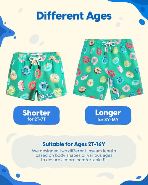 Maamgic Boys Swim Trunks - Stylish Toddler Bathing Suit | Comfortable Swimwear for Little Boys