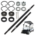 DYRDINSHOW Golf Cart RXV Rear Spline Axle Shaft with Bearing Seal Kit Compatible with EZGO RXV Electric 2008 UP Driver Side & Passenger Side, Replace OEM# 620337, 614208, 620341, 614209