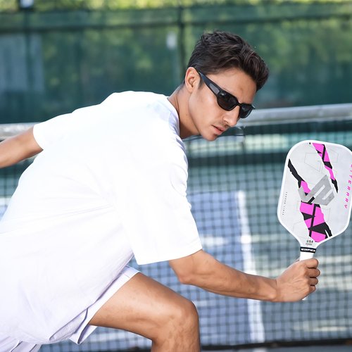 WINPICK Carbon Fiber Pickleball Paddle, T700 Thermoformed Pickleball Racket for Spin, Power & Control, with Foam Injected Walls, 16mm Polypropylene Honeycomb Core, Comfort Grip