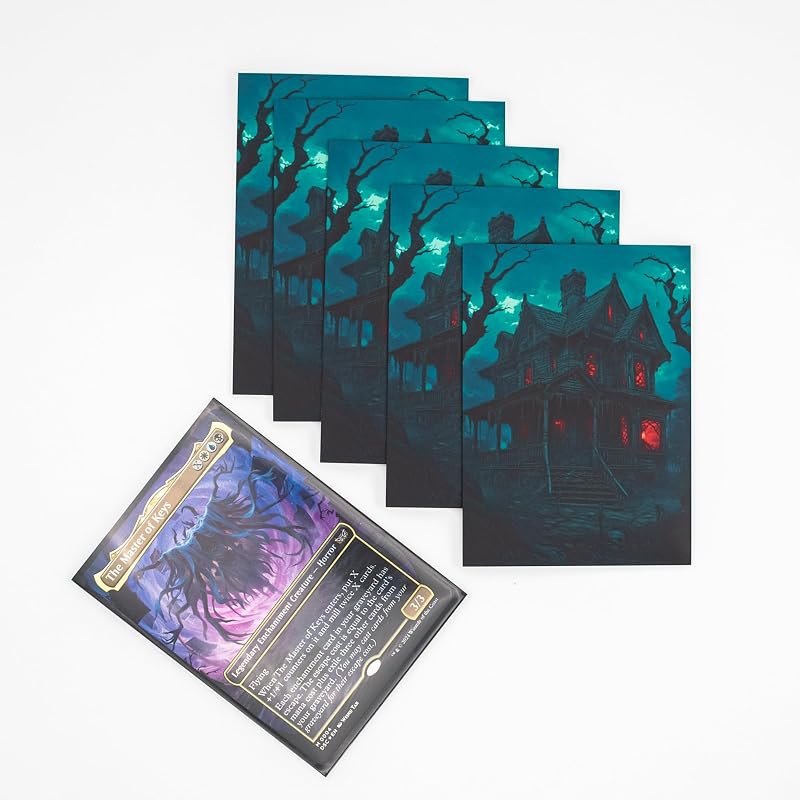 Card Sleeves for Collectible Cards - 100 Count Protectors by Arcanum Industries