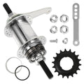 VTORFUN Bicycle Coaster Brake Hub, 36 Hole Bike Brake Rear Hub,Easy Installation Backwards Brake, Bike Rear Hub for Fixed Gear Bicycle, MTB Bike