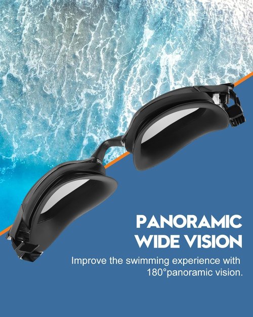 Aegend Swim Goggles - Enhanced Anti-Fog Swimming Goggles for Clear Vision & Comfort