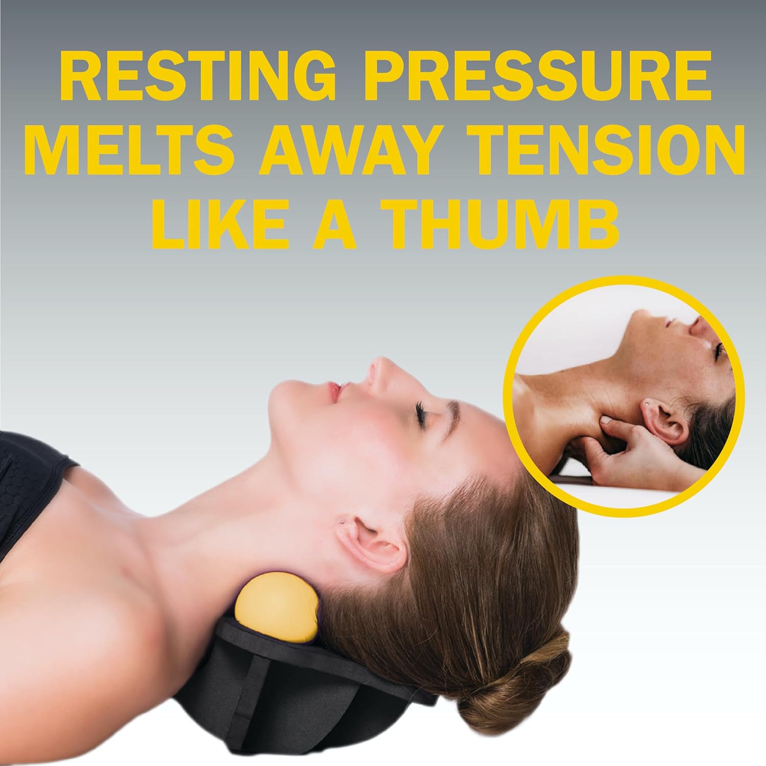 Rolflex KnotStop - Neck Relief Tool for Muscle Knots & Trigger Points | Portable & Effective