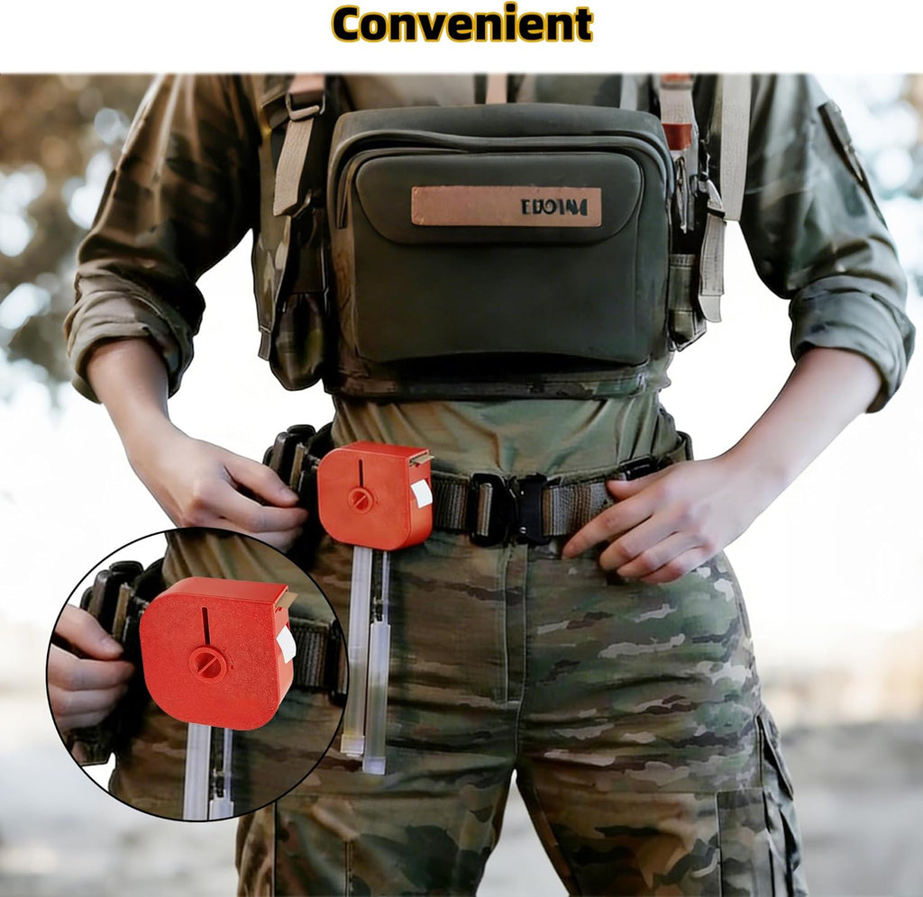 Target Pasters Dispenser Box - Self-Adhesive Shooting Targets with Easy Access & Storage | Perfect for USPSA, IPSC, IDPA
