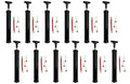 Biggz (12 Pack) Ball Pumps W/Needles - Bulk Wholesale Soccer Balls & Sports