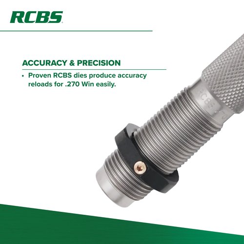 RCBS 13501 F L Die Set .270 Win