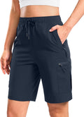 SANTINY Women's Lightweight Hiking Cargo Shorts - Quick Dry with 5 Zipper Pockets | 7"/9" Sizes