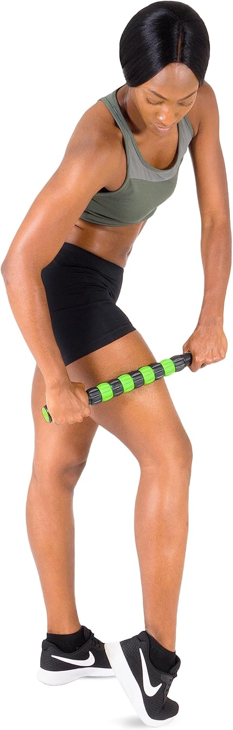 ProsourceFit Massage Stick Roller - 18” Portable Myofascial Release Tool for Muscle Pain Relief