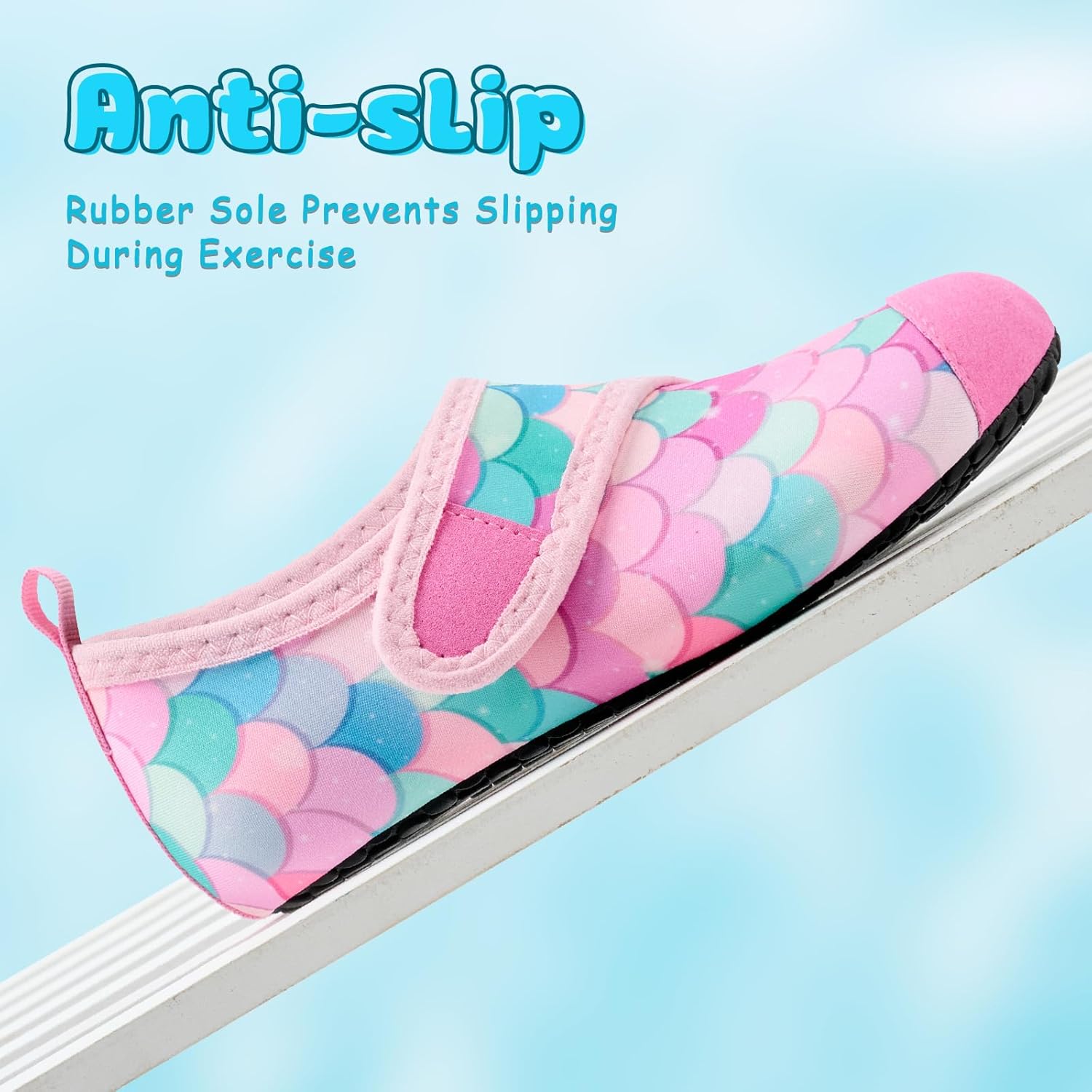VIFUUR Kids Water Shoes - Quick Dry Barefoot Aqua Socks for Boys & Girls | Perfect for Beach & Outdoor Sports