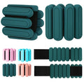 Adjustable Wrist & Ankle Weights Set of 2(1Lbs Each), Premium Silicone Wearable Weight Bracelets, Fits for Yoga, Pilates, Home Gym Workout, Dance, Pool Exercises, Jogging, Cardio, Strength Training (Green)