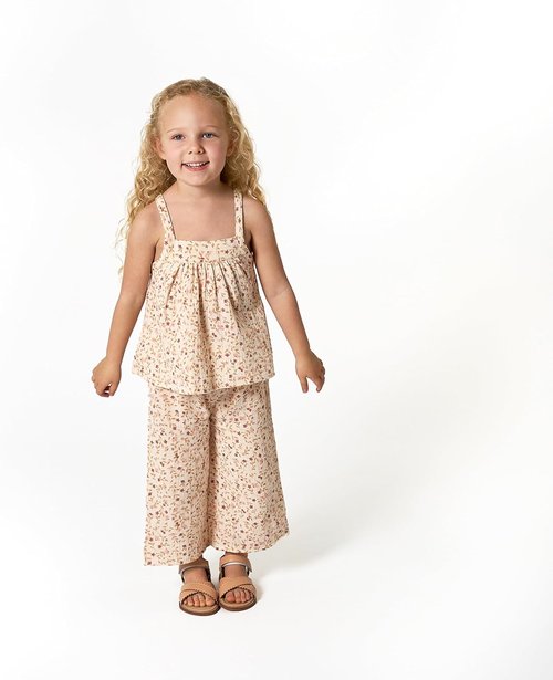 Gerber Baby Girls' Mommy & Me 2-Piece Cropped Pant Set - Stylish & Comfortable Outfit