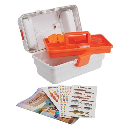 Shakespeare Customize-It Tackle Box, Kids Tackle Box with Tackle Included