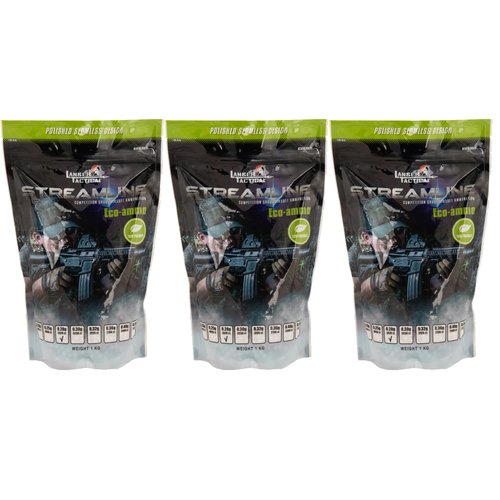 Lancer Tactical Outdoor Field BBS Bulk White High FPS Performance -0.20g-0.28g - 3 Pack