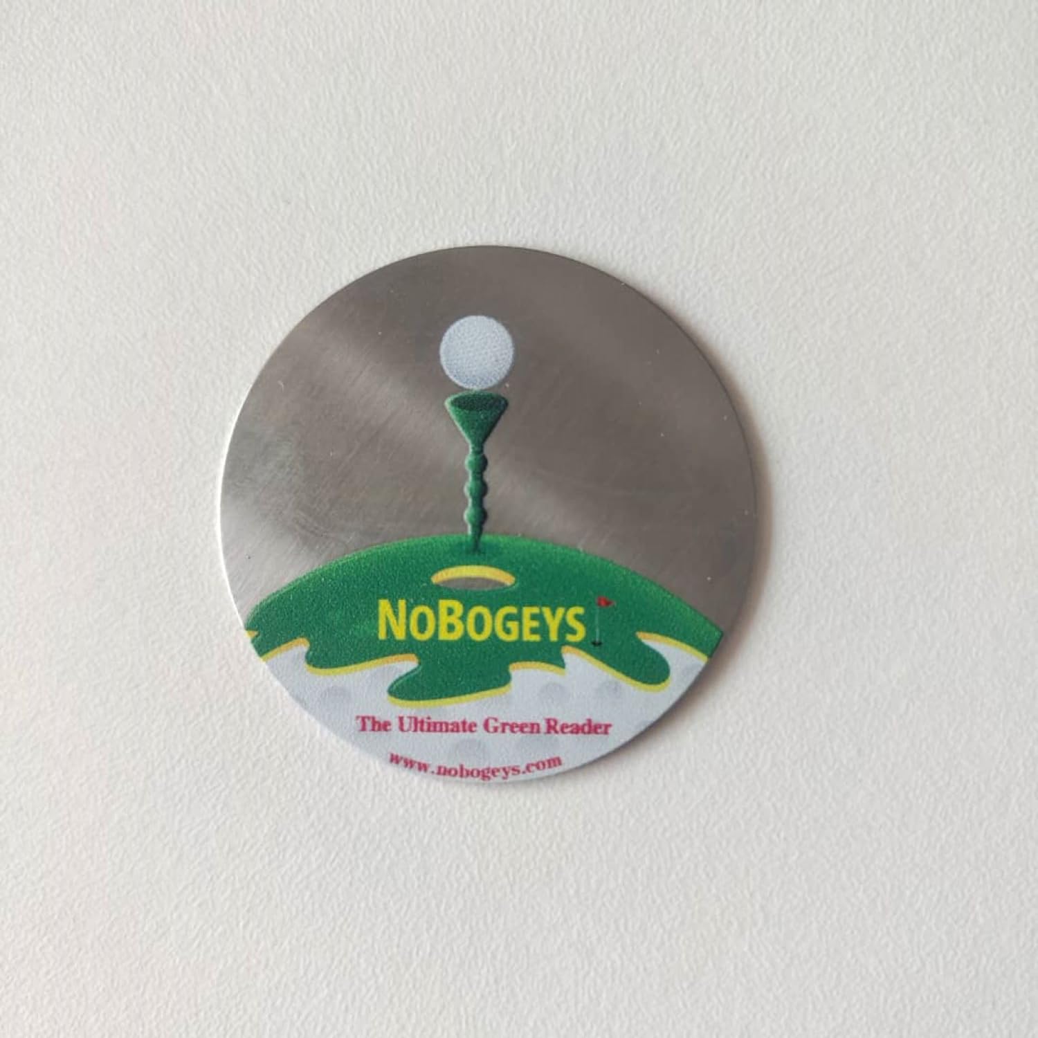 Tee Time Tees NoBogeys Ball Marker - Precision Putting Aide Green Reader 3 Pack with Magnetic Clip - Read the Greens for Improved Accuracy
