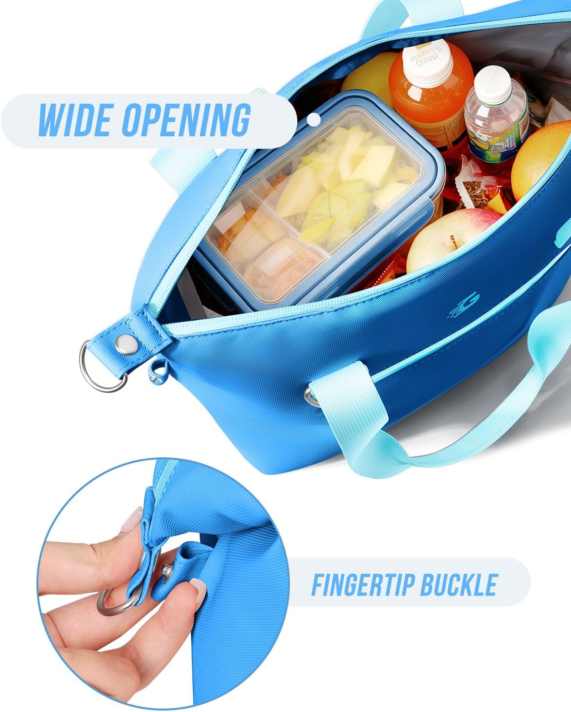 Pastel Lunch Box Women - Insulated, Waterproof & Leakproof Cooler Bag | Adjustable Strap, BPA-Free
