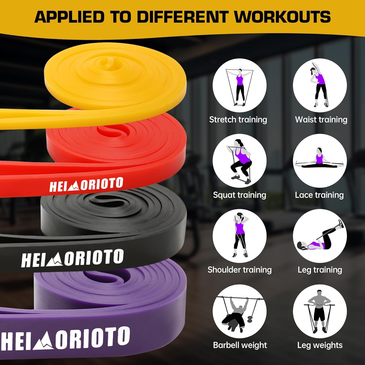 Skiennix Resistance Bands - Pull-Up Assistance for Men & Women | Ideal for Exercise, Stretching & Muscle Training