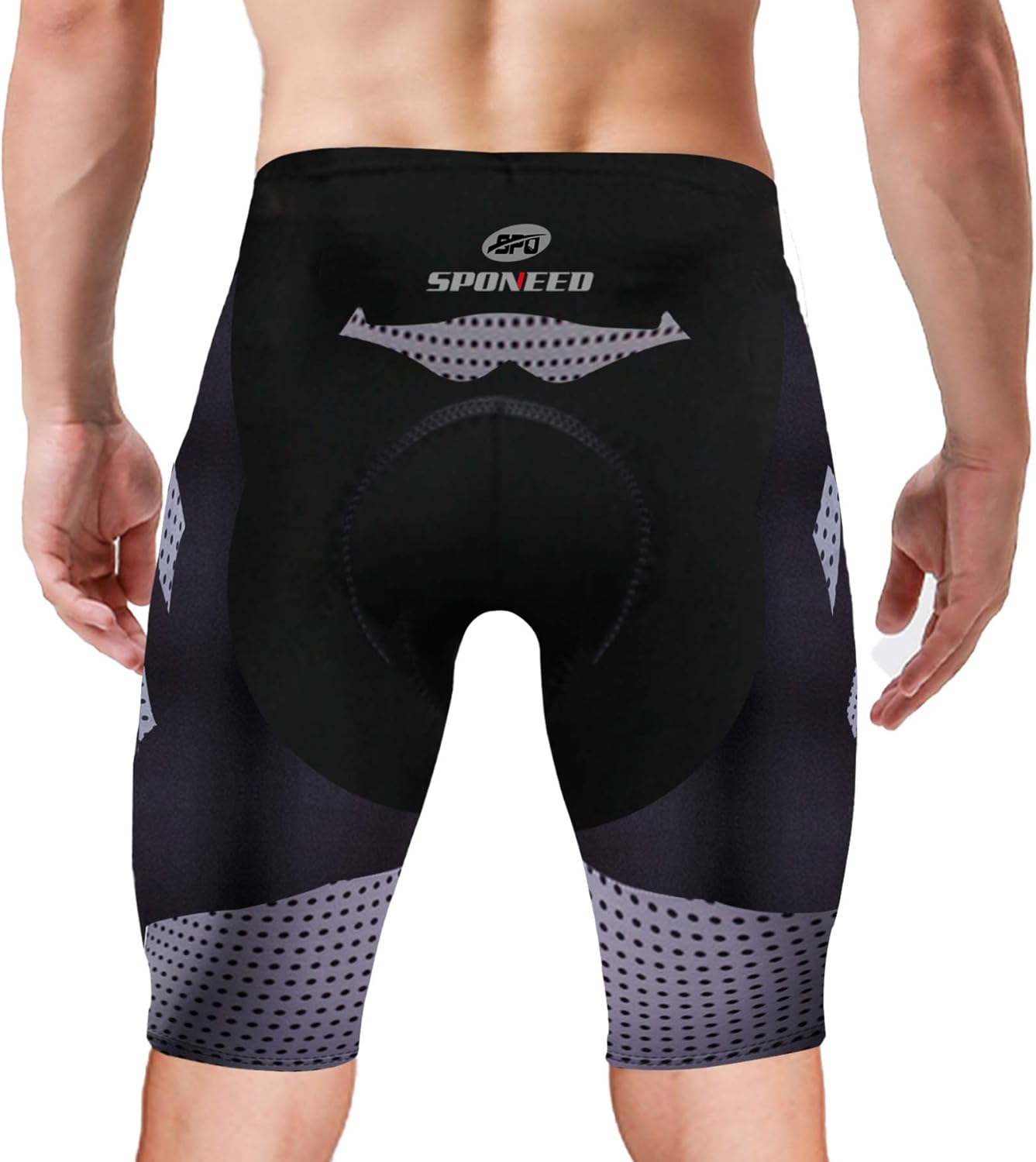 Sponeed Men's Cycling Shorts - Padded Spandex Tights for Ultimate Comfort | Breathable Bike Wear