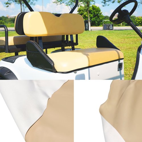 GXYWADY Golf Cart Tan Front Seat Bottom Cover 71602G04 Replacement for EZGO TXT 1995-2013
