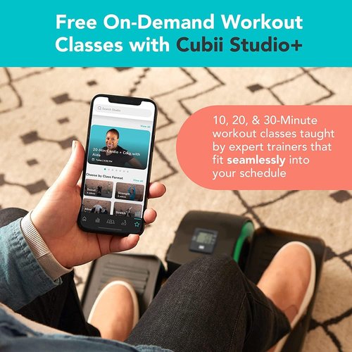 Cubii Move - Portable Under Desk Elliptical Bike | Adjustable Workout Levels for Adults & Seniors