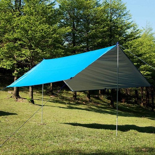 SAN LIKE Tent Poles for Tarp - 90 in Set of 4, Telescoping Canopy Poles for Rooftop Tents, Camping & Trekking, Awning