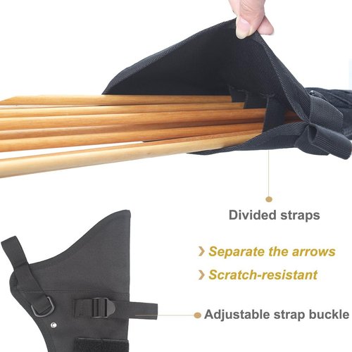 KRATARC Archery Hip Arrow Quiver - Lightweight & Foldable Compact Design for Target Shooting