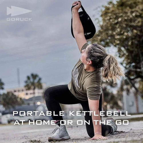 GORUCK 44LB / 20KG Sand Kettlebells Weight for Fitness & Body Workout for Men & Women - for Weightlifting, Dumbbell & Yoga - for Home & Gym Training