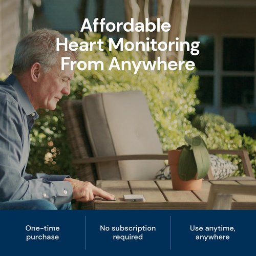 KardiaMobile EKG Monitor - FDA-Cleared Personal Heart Monitor | Detects AFib & Arrhythmias, Pocket-Sized