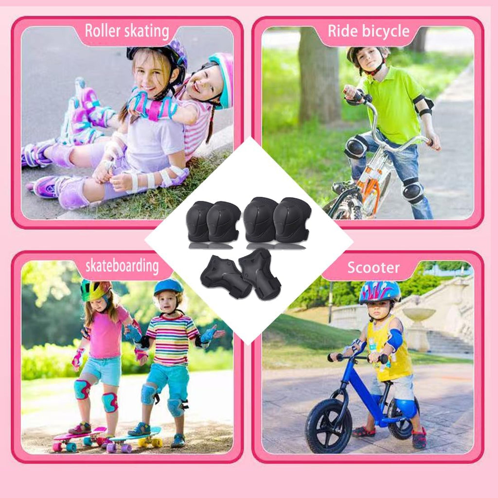 Skiennix Knee Pads Set for Kids - Protective Gear for Skating, Cycling & Rollerblading | Ages 3-10