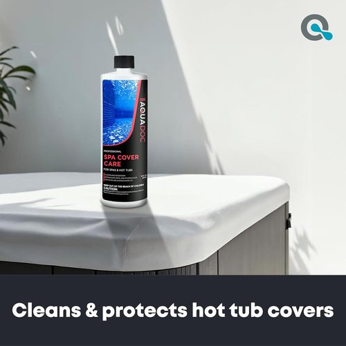 AquaDoc Hot Tub Cover Protector - Spa Cleaner & Protectant for Dirt, Grime & Odors - 16oz Made in USA