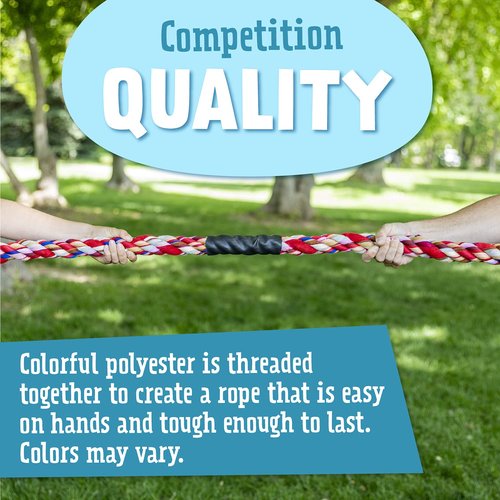 Squirrel Products 30’ Tug of War Rope - Active Outdoor Fun for All Ages