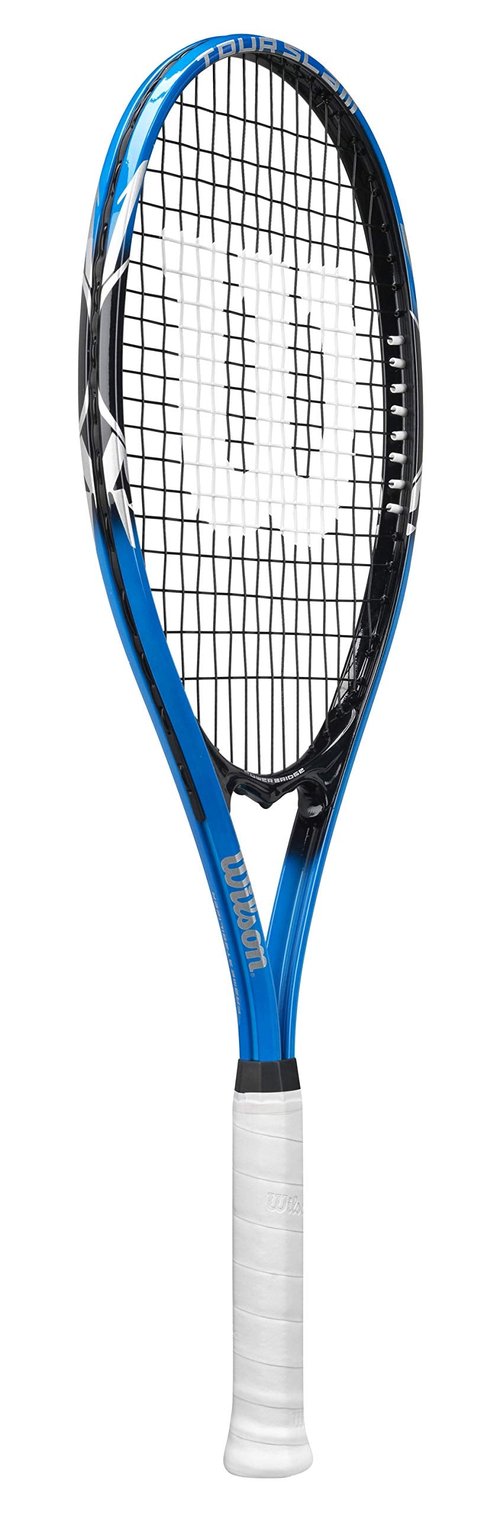 Penn Championship Tennis Balls - Extra Duty Felt Pressurized Tennis Balls - 12 Cans, 36 Balls & Wilson Tour Slam Lite Adult Recreational Tennis Racket - Grip Size 3-4 3/8", Blue/Black