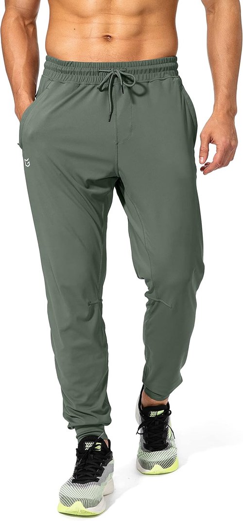 G Gradual Men's Athletic Sweatpants - Zipper Pockets for Soccer, Running & Workout | Comfortable Joggers