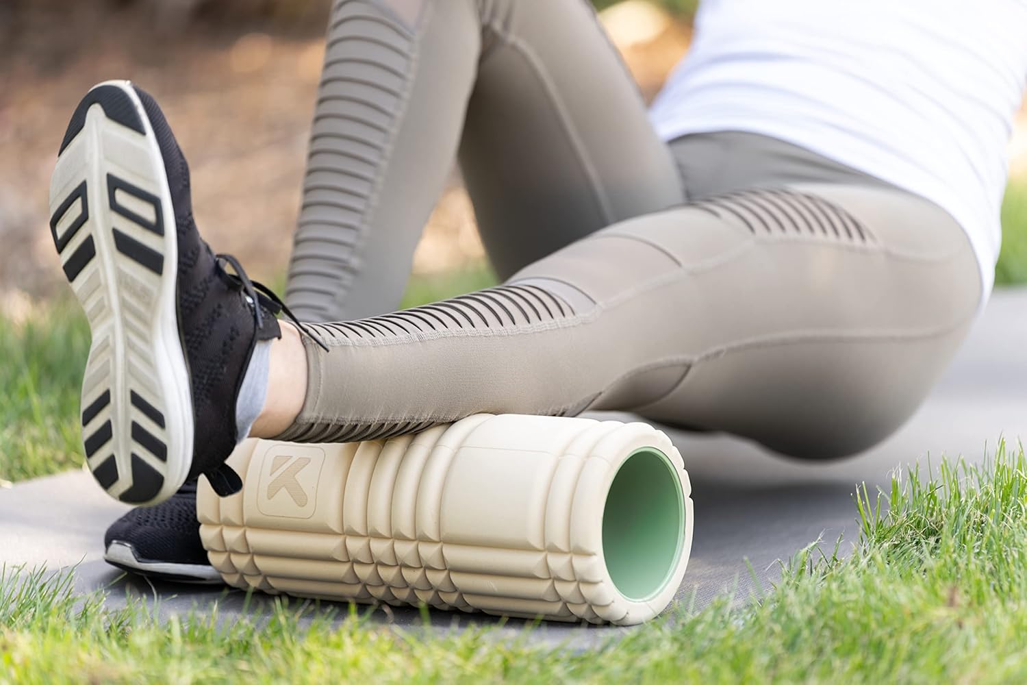 TriggerPoint Grid 1.0 Foam Roller - 13" Multi-Density Massage Tool for Deep Tissue Relief & Muscle Recovery - Enhances Mobility & Circulation