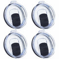 4 Pack 20 oz Tumbler Lid, Magnetic Slider Replacement Lids for YETI 20 oz Tumbler, 10/24 oz Mug and 10 oz Lowball, Spill Proof Cup Lids Covers Compatible for Ozark Trail, Old Style Rtic, BPA Free