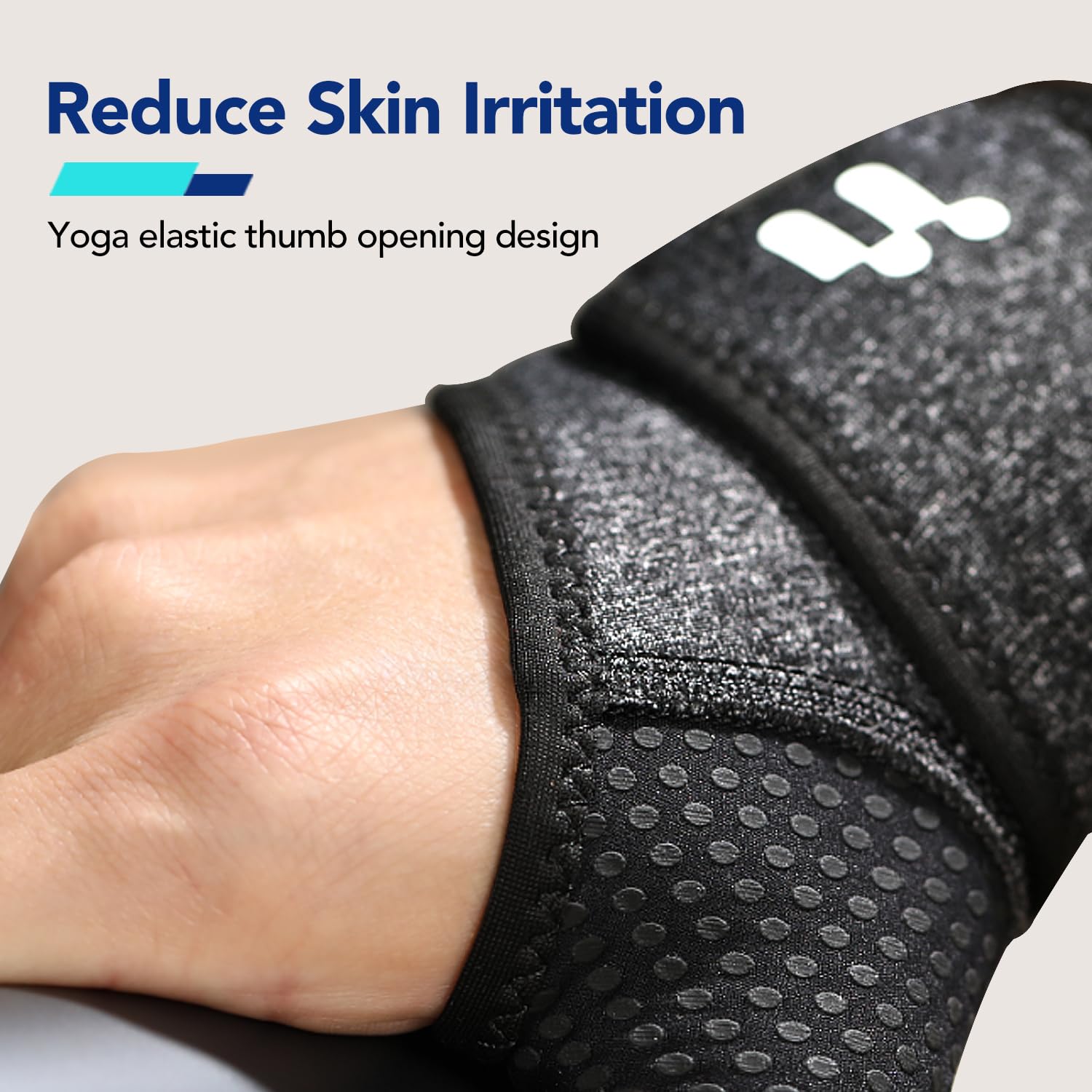 Skiennix Wrist Brace - Soft Thumb Opening for Carpal Tunnel Relief | Compression Support for Men & Women