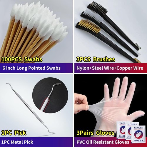 12Ga Bore Cleaner Kit by [Brand Name] - Complete Gun Cleaning Supplies with CLP Oil, Brushes & Patches