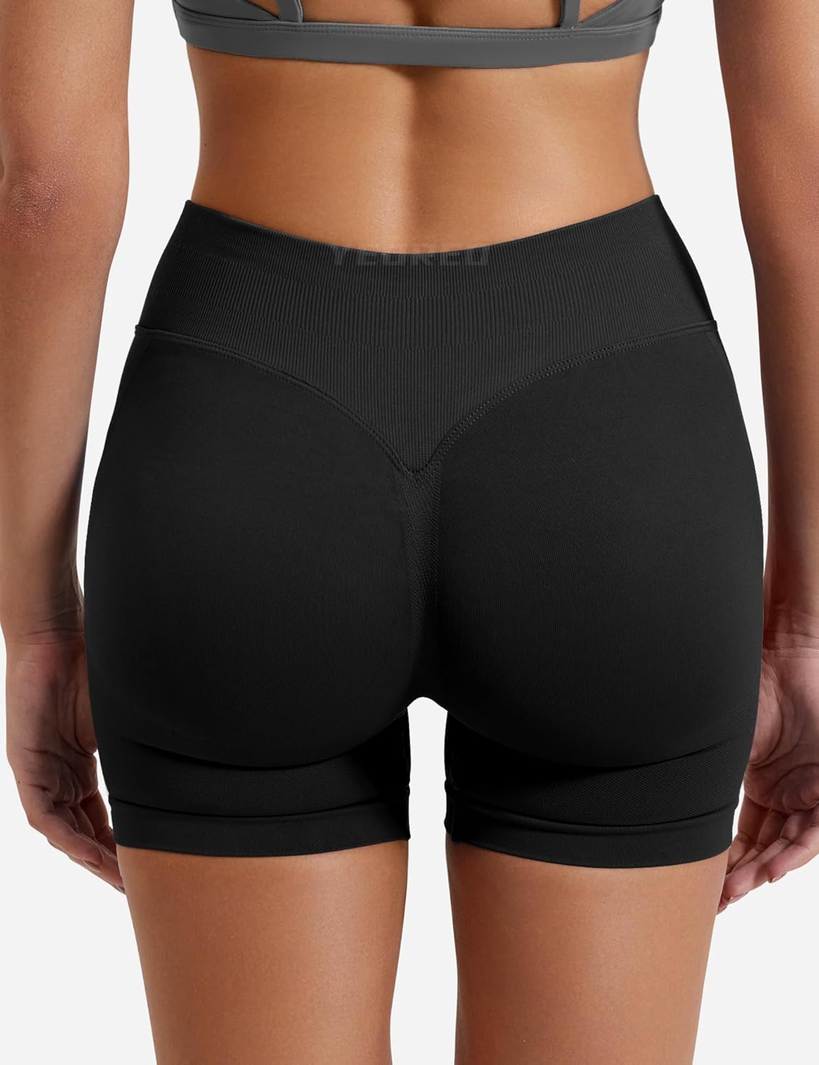 YEOREO SoftHue Women's Workout Gym Shorts - Hidden Scrunch Butt Lifting | Seamless Design, 2.5"-6" Sizes