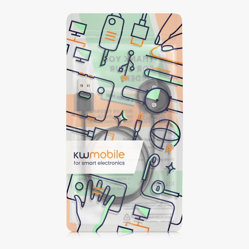 kwmobile USB Cable Charger Compatible with Suunto Vertical/Race S/Ocean Cable - Charging Chord for Smart Watch - Black