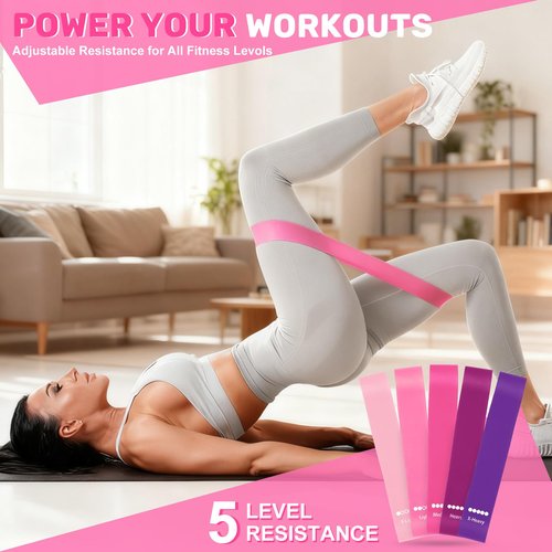 Pilates Ring Set for Women – 15PCS Home Pilates Equipment Kit with 12.5" Pilates Ring,Mini Ball,5 Resistance Bands, Sliders & Grip Socks – Complete Starter Set for Toning,Strength & Flexibility