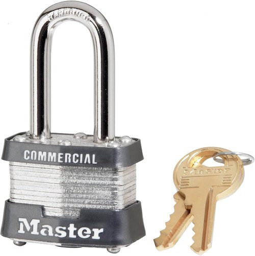 Master Lock Outdoor Padlock - Durable Security with Key - 1 Pack, Weather-Resistant Design
