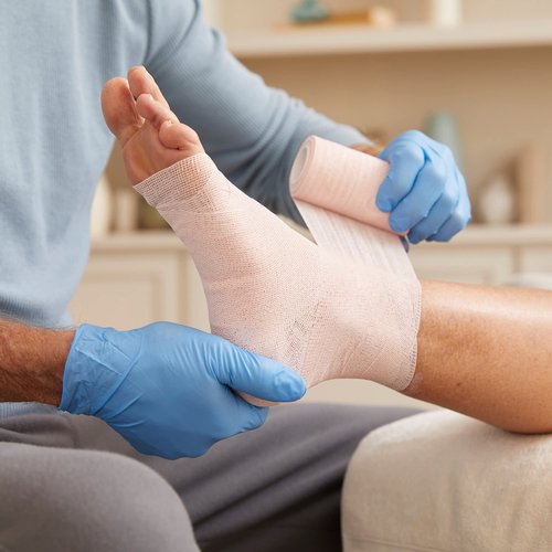 McKesson Unna Boot with Zinc Oxide and Calamine, Non-Sterile, 4 in x 10 yd, 1 Roll