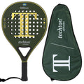 Padel Racket with 3K Carbon Fiber Surface & EVA Memory Foam Core – Lightweight, Well-Balanced Padel for Beginners and Intermediate Players – Includes Carry Bag