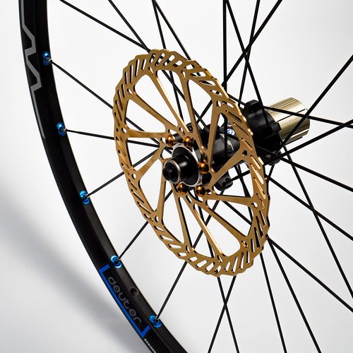 Chooee 160mm 180mm 203mm Bike Disc Brake Rotor 2PCS MTB Disc Rotor For Mountain Bike.Gold