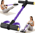 Skiennix Upgraded Pedal Resistance Band - Durable Exercise Tool with 6 Tension Ropes for Core & Arms