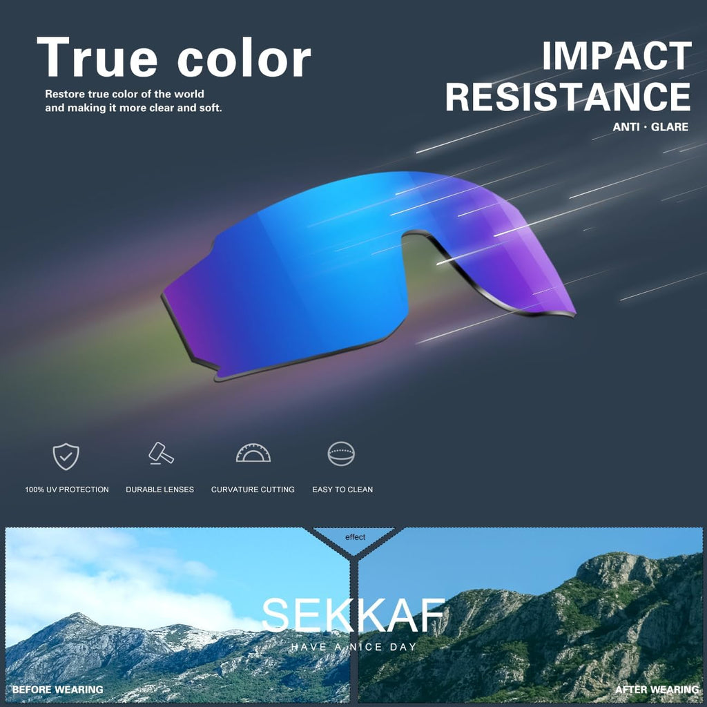 SEKKAF Youth Baseball Sunglasses - UV400 Protection for Kids | Ideal for Sports & Outdoor Activities