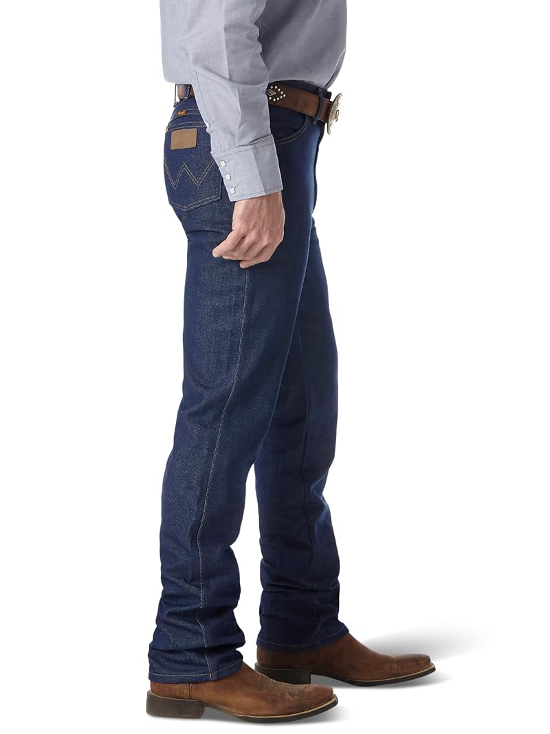 Wrangler Men's Cowboy Cut Slim Fit Jeans - Rigid Indigo 34W x 32L