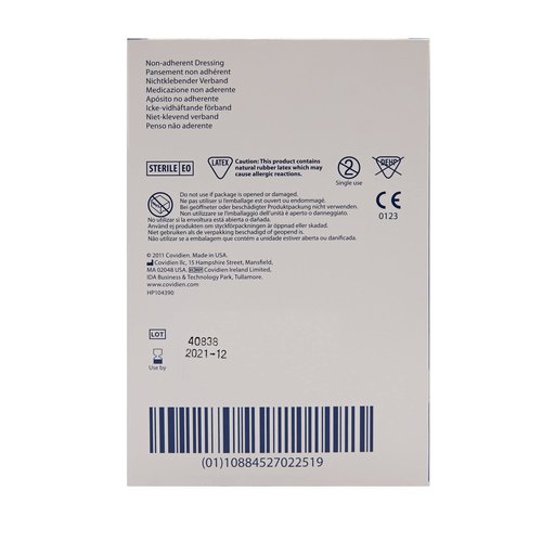 Curad Non-Adherent Pads, Sterile, 2" x 3", Pack of 100
